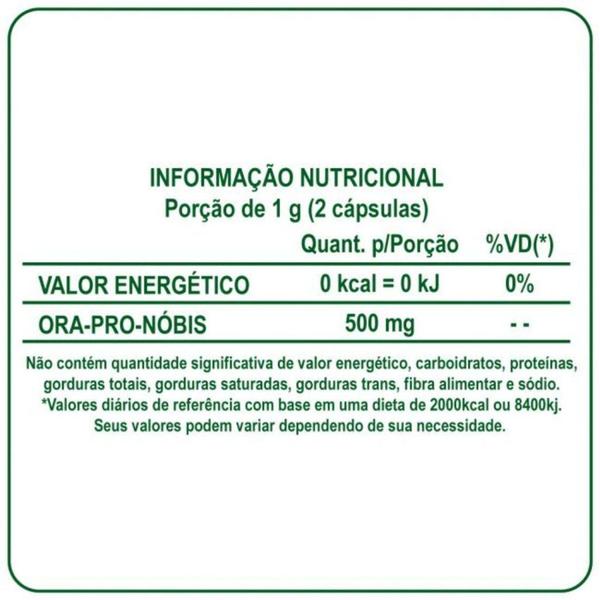 Imagem de Ora - Pro Nóbis 500mg com 60 cápsulas Natunectar