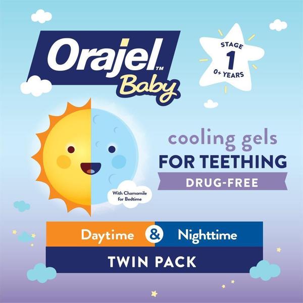 Imagem de Orajel Baby Daytime And Nighttime Gel Para Dentição Do Bebe