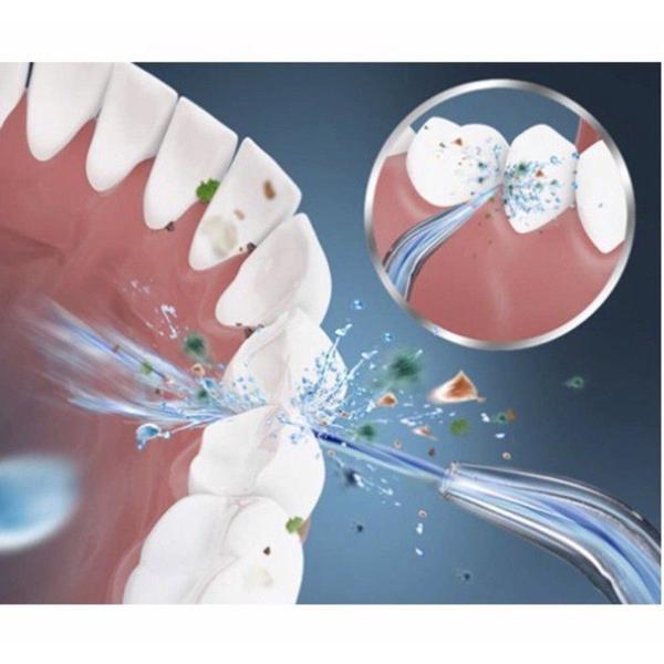 Imagem de Oral Irrigator Fio Dental Jato De Água Portátil Recarregável MAIS escova de dentes elétrica ultra-sônica