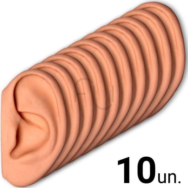 Imagem de Orelha De Silicone Acupuntura Auricular - 10 Orelhas