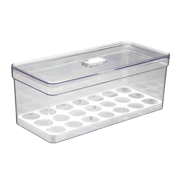 Organizador 40 Ovos Porta Ovos Geladeira Cozinha Acrílico 6,8 Litros - Plas Tutti Imagem de Organizador 40 Ovos Porta Ovos Geladeira Cozinha Acrílico 6,8 Litros