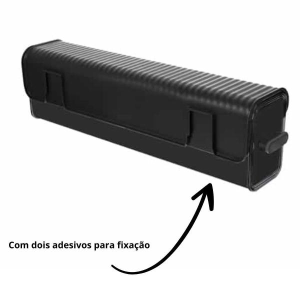 Imagem de Organizador Adesivo De Parede Multiuso Tipo Gaveta Preto