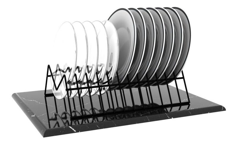 Organizador Armário Cozinha Suporte Para Pratos Vertical - DiCarlo Imagem de Organizador Armário Cozinha Suporte Para Pratos Vertical