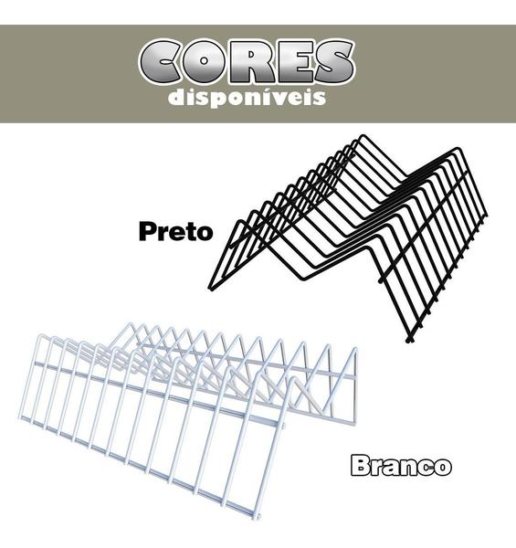 Imagem de Organizador Armário Cozinha Suporte Para Pratos Vertical