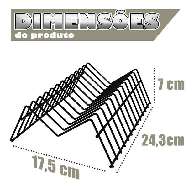 Organizador Armário Cozinha Suporte Para Pratos Vertical - DiCarlo Imagem de Organizador Armário Cozinha Suporte Para Pratos Vertical