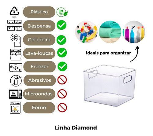 Organizador Armário Transparente 31x22x9cm Paramount 1071 Imagem de Organizador Armário Transparente 31x22x9cm Paramount 1071