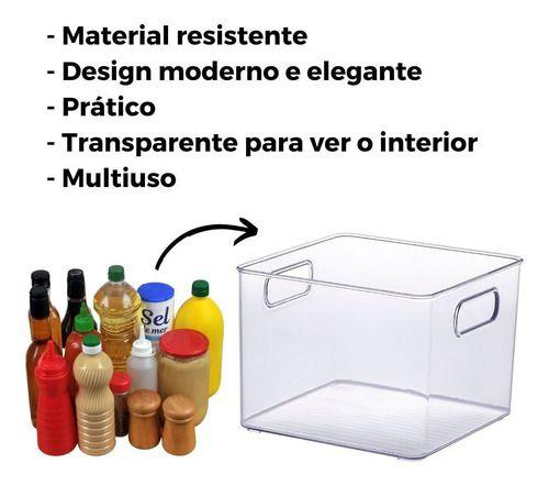 Organizador Armário Transparente 31x22x9cm Paramount 1071 Imagem de Organizador Armário Transparente 31x22x9cm Paramount 1071