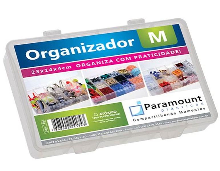 Imagem de Organizador Box M C/ 14 Divisórias 4X14X23cm 174 Paramount