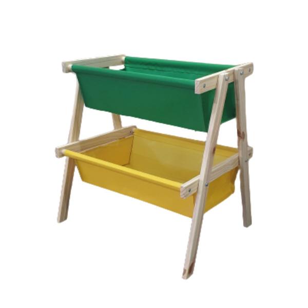 Imagem de Organizador Brinquedos Infantil Decorativo Moderno Pinus