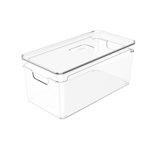 Imagem de Organizador Clear Transparente Com Tampa Pote Multiuso - Ou