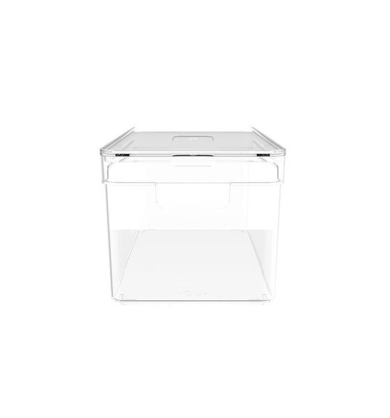 Imagem de Organizador Clear Transparente Com Tampa Pote Multiuso - Ou