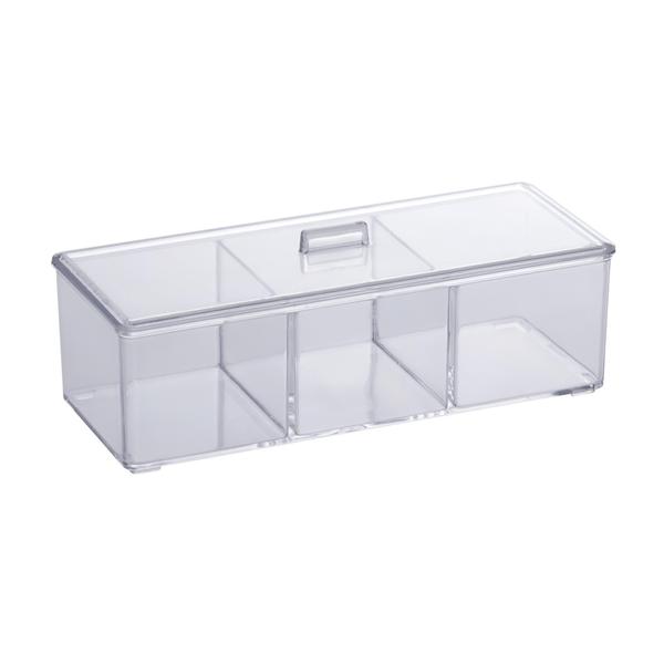 Imagem de Organizador Cosmeticos Com Divisoria 23X9X8,5 Cm Paramount