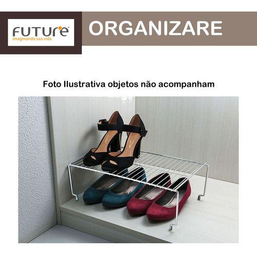 Organizador De Armario Componivel 44 Cm Prateleira Aramada - Future Industria Metalurgica L Imagem de Organizador De Armario Componivel 44 Cm Prateleira Aramada