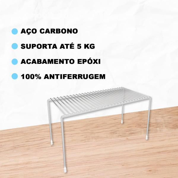 Imagem de Organizador De Armário Cozinha Interno Externo 32cm Dicarlo