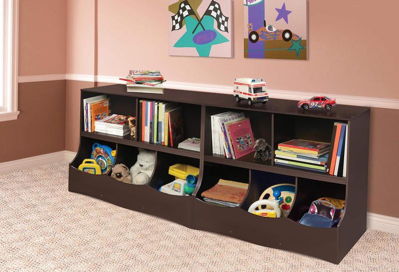 Imagem de Organizador de armazenamento de brinquedos e prateleira de livros Badger Basket Kids