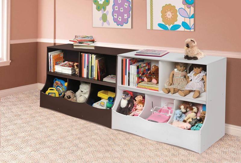 Imagem de Organizador de armazenamento de brinquedos e prateleira de livros Badger Basket Kids