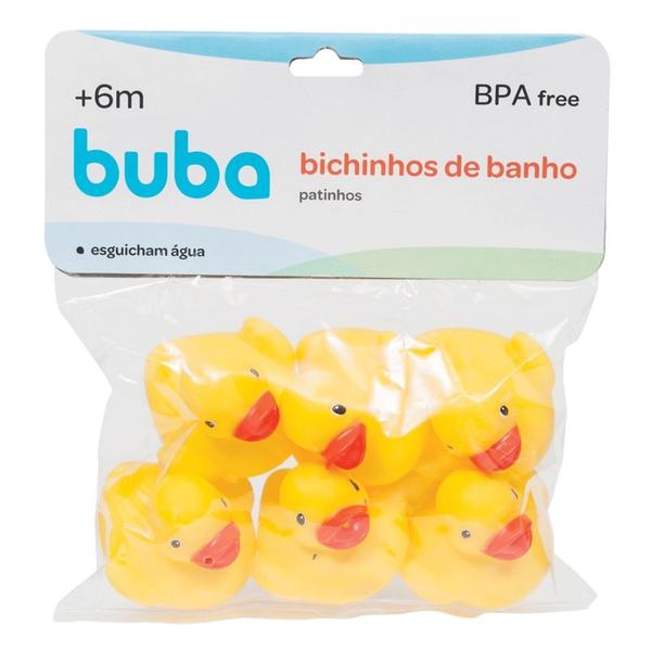 Imagem de Organizador de banho infantil bebe guardar brinquedos com ventosa e patinhos divertidos buba