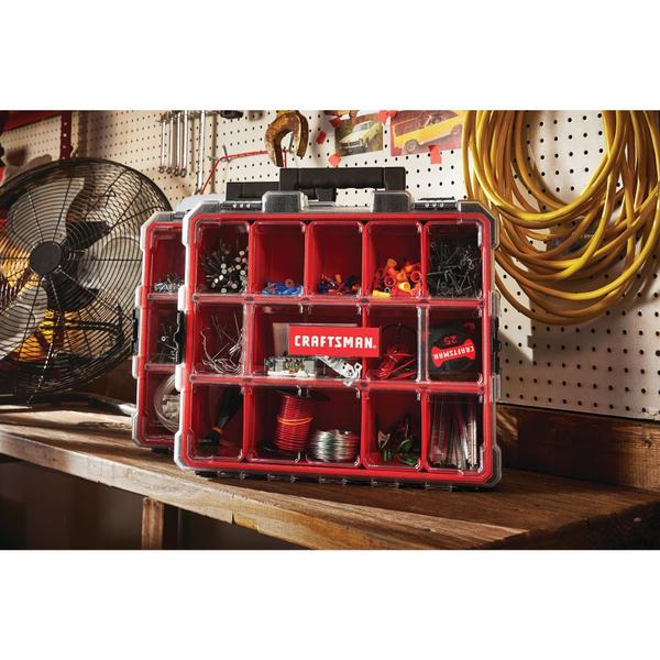 Imagem de Organizador de caixas de ferramentas CRAFTSMAN Heavy Duty com compartimentos removíveis