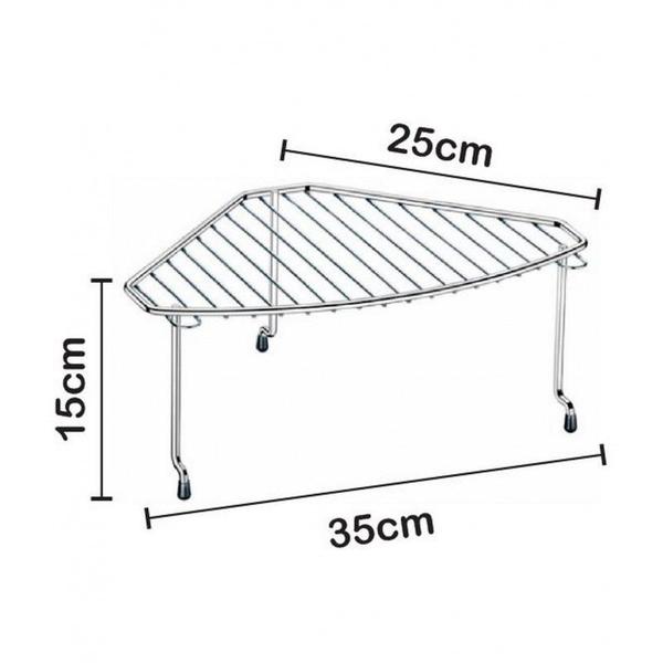 Imagem de Organizador de Canto Componível Cromado 25x35x15 cm
