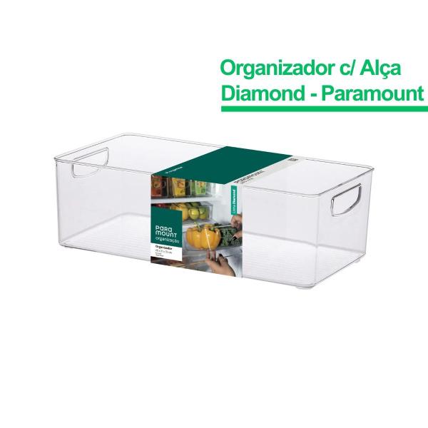 Imagem de Organizador de Cozinha Diamond Transparente Paramount 40x21x13cm