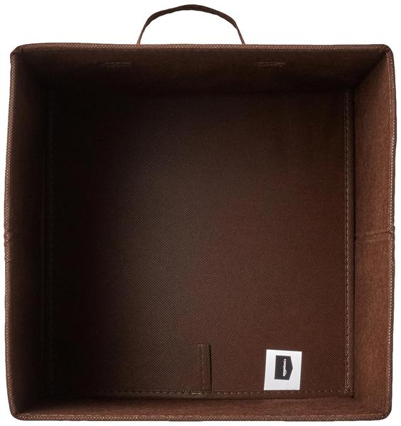 Imagem de Organizador de cubos de armazenamento Amazon Basics Brown 33x33x33cm - 6 Pa