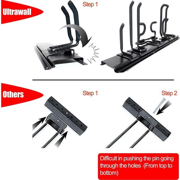 Organizador de ferramentas de garagem Ultrawall 122 cm Suporte de parede 180 kg Imagem de Organizador de ferramentas de garagem Ultrawall 122 cm Suporte de parede 180 kg