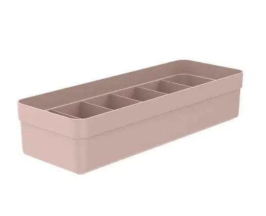 Imagem de Organizador De Gaveta Colmeia 35x12,5 Cm Meia Cueca Calcinha Cor Rosa Duna OL950RSDF OU Martiplast