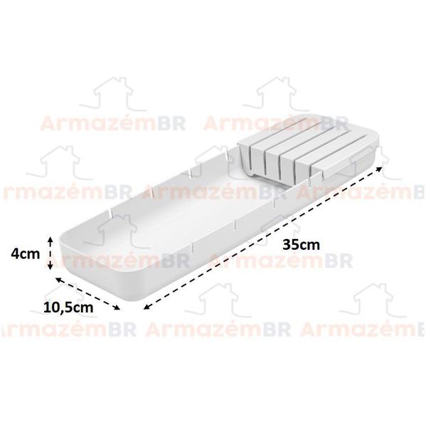 Imagem de Organizador De Gavetas Divisor Suporte Porta Facas Talheres Perfect - 10982 Coza