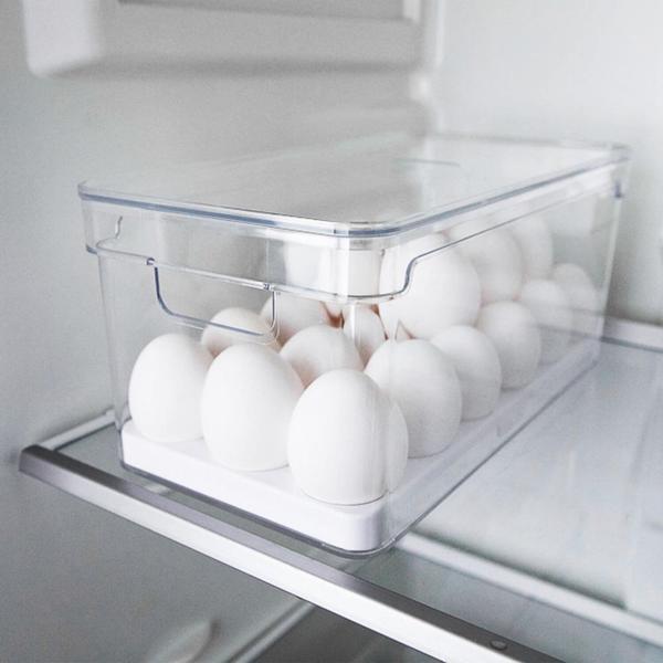 Organizador de geladeira cesto para ovos clear fresh 36 unid natural - OU Organizador de geladeira cesto para ovos clear fresh 36 unid natural - OU