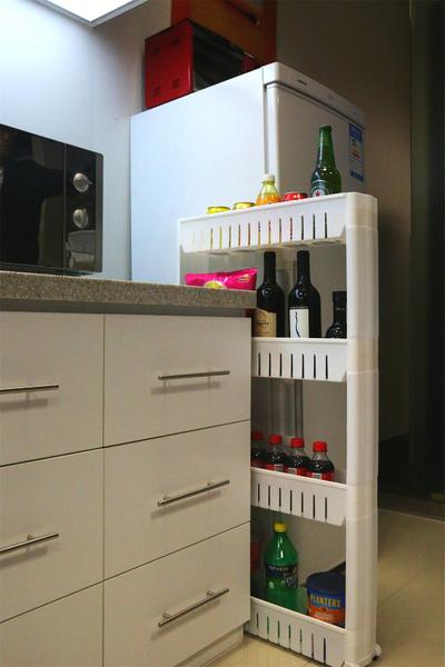 Imagem de Organizador de lavanderia Home-Man Mobile Shelving 4 níveis