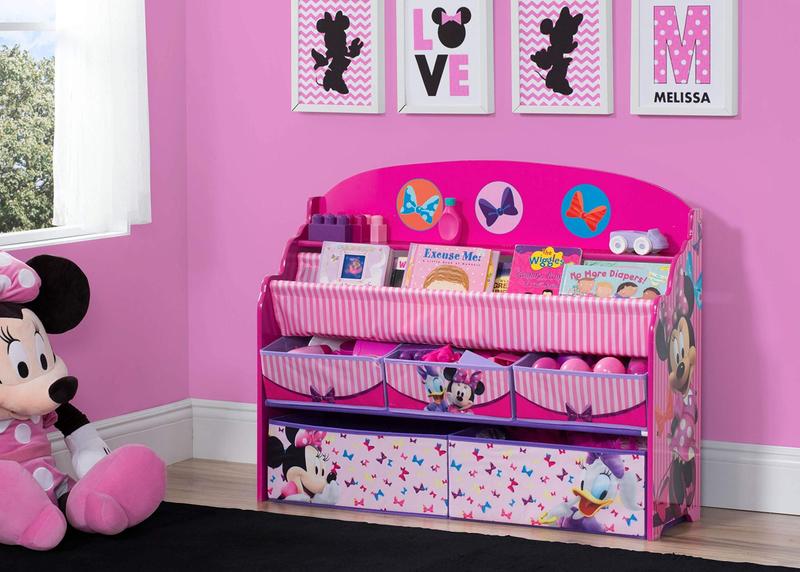 Imagem de Organizador de livros e brinquedos Delta Children Disney Minnie Mouse