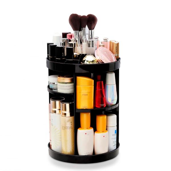 Organizador de Maquiagem Giratório Ideal Para Organizar Pincéis e Bases - HIGA Imagem de Organizador de Maquiagem Giratório Ideal Para Organizar Pincéis e Bases