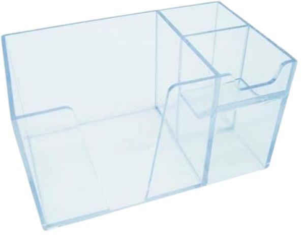 Imagem de Organizador de mesa Acrimet cristal com papel lembrete color