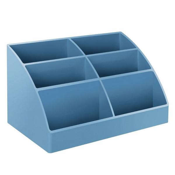 Imagem de Organizador de Mesa com 6 Divisões Eazy Organizer 960 Azul - Acrimet