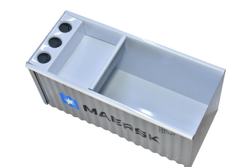 Imagem de Organizador de mesa conteiner em metal - maersk