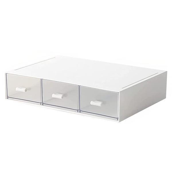 Imagem de Organizador de mesa kulusion Stackable Storage 3 gavetas branco