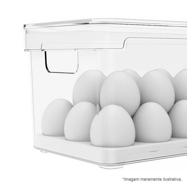 Organizador de Ovos para 36 Unid com Tampa Clear Fresh Natural OF150NT - Ou - OU, MARTIPLAST Imagem de Organizador de Ovos para 36 Unid com Tampa Clear Fresh Natural OF150NT - Ou