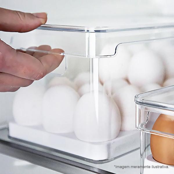 Organizador de Ovos para 36 Unid com Tampa Clear Fresh Natural OF150NT - Ou - OU, MARTIPLAST Imagem de Organizador de Ovos para 36 Unid com Tampa Clear Fresh Natural OF150NT - Ou