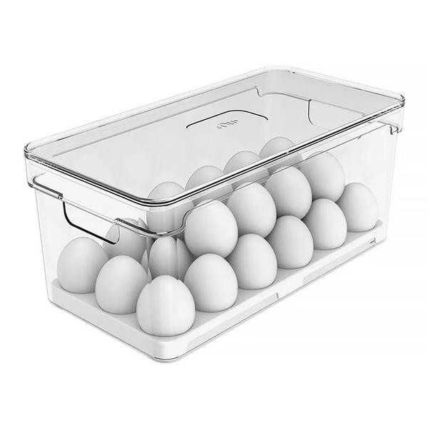 Organizador de Ovos para 36 Unid com Tampa Clear Fresh Natural OF150NT - Ou - OU, MARTIPLAST Imagem de Organizador de Ovos para 36 Unid com Tampa Clear Fresh Natural OF150NT - Ou
