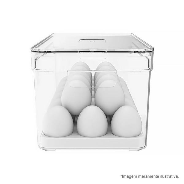 Organizador de Ovos para 36 Unid com Tampa Clear Fresh Natural OF150NT - Ou - OU, MARTIPLAST Imagem de Organizador de Ovos para 36 Unid com Tampa Clear Fresh Natural OF150NT - Ou