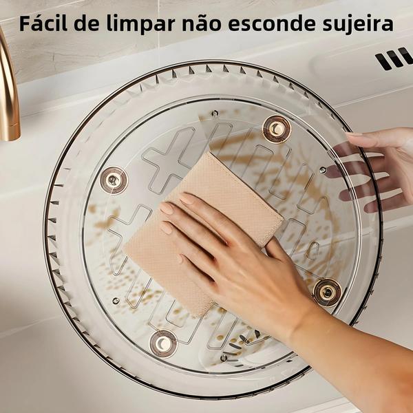 Imagem de Organizador de Perfume Giratório de Luxo com Bandeja de Armazenamento de Cosméticos - 1/2 Camadas