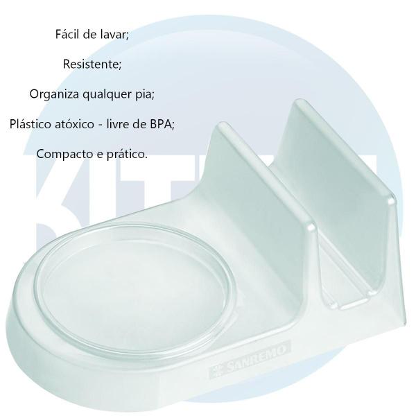 Organizador De Pia Porta Detergente Esponja Compacto Sanremo Imagem de Organizador De Pia Porta Detergente Esponja Compacto Sanremo