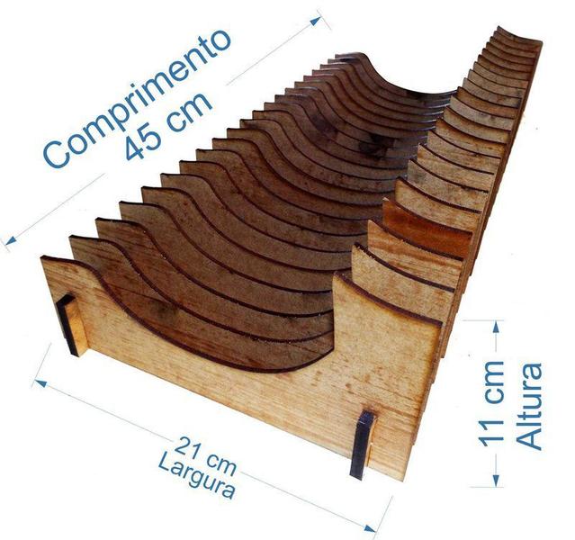 Imagem de Organizador de Pires/Prato de sobremesa Vertical (20 Pratos)