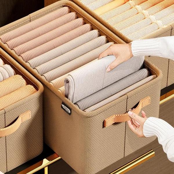 Imagem de Organizador de Roupas Espessado para Calças, Suéteres e Jeans - Com Gavetas para Armazenamento