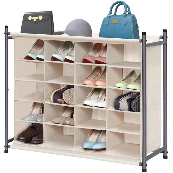 Imagem de Organizador de sapatos Cubby STORAGE MANIAC 20-Cube Beige