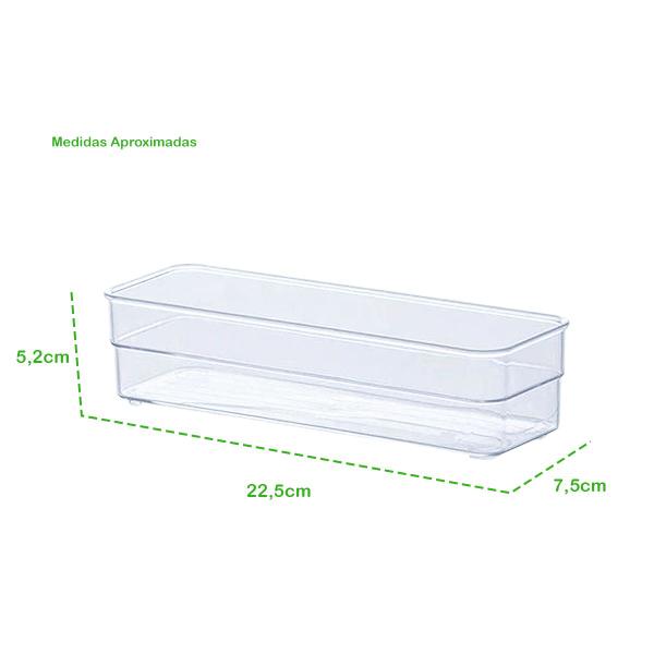 Imagem de Organizador Diamond Multiuso Paramount 22,5x7,5x5,2cm Cor Transparente