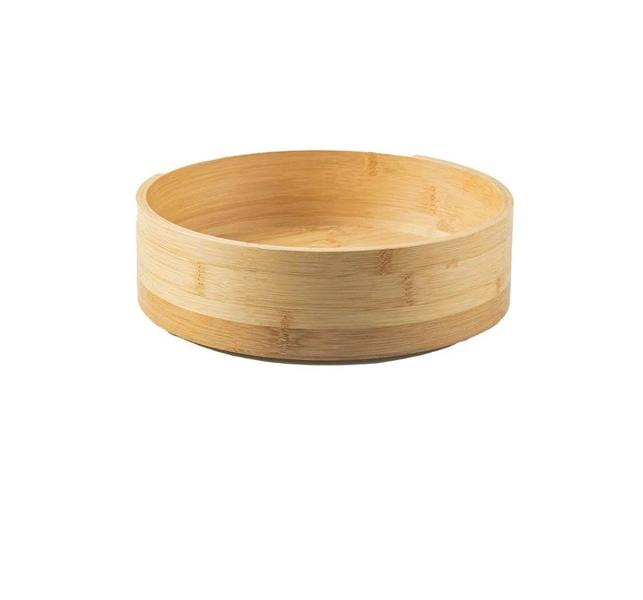 Organizador Giratório Keep em Bambu 25x25x7,5cm - Ou Imagem de Organizador Giratório Keep em Bambu 25x25x7,5cm - Ou