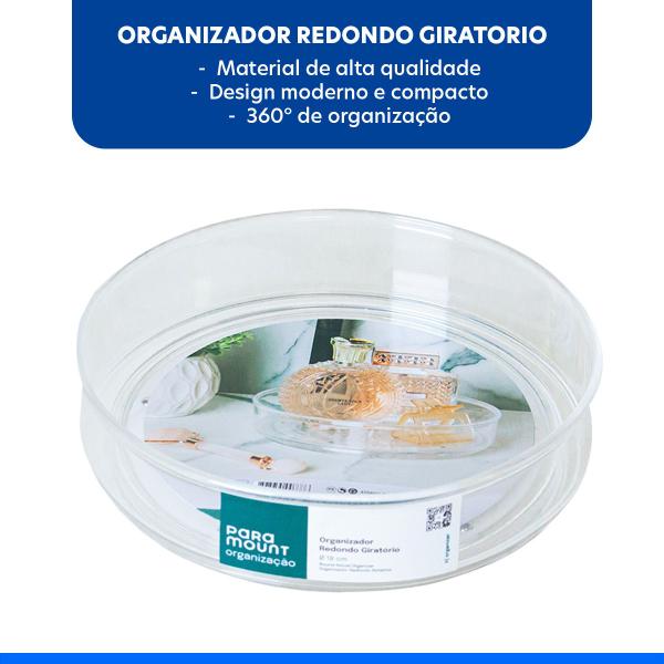 Imagem de Organizador Giratório Redondo - Organize com Glamour! 