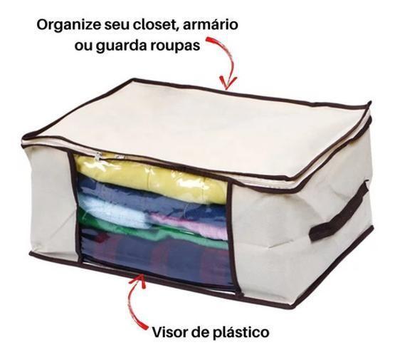 Imagem de Organizador Guarda Roupa Multiuso Kit 6X Unidades 60X45X30