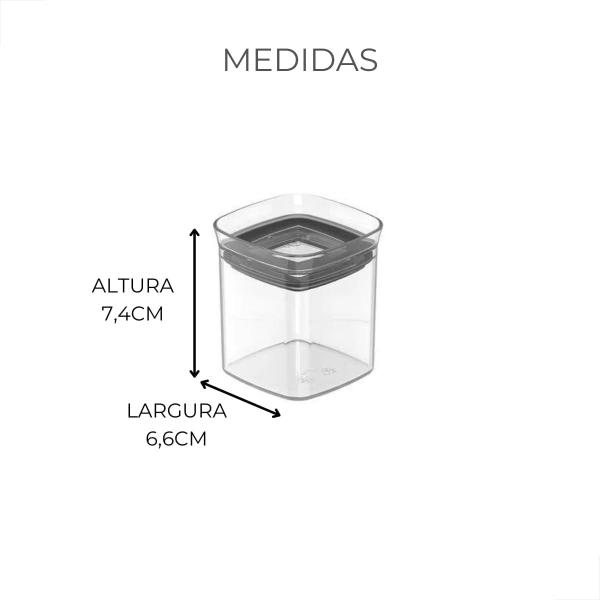 Imagem de Organizador Hermético Block Cozinha Natural C/tampa 150ml Ou